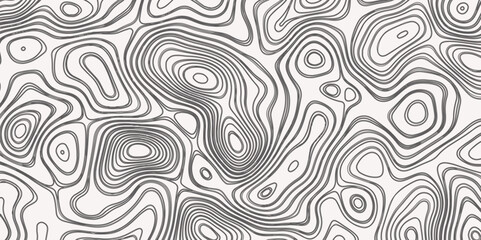 Topographic map in contour line light topographic topo contour map and ocean topographic line map with curvy wave isolines vector and Topographic map background concept.
