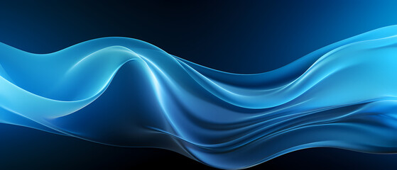 Black, Blue Light Gradient, Background Smooth Blue Cloud Abstract