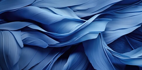 blue leaf texture background abstract 