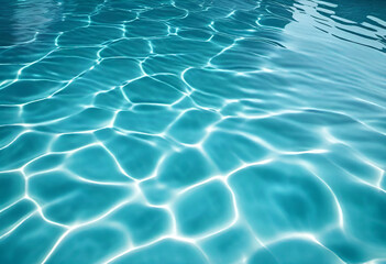 surface of blue water texture background from upper view in minimal style