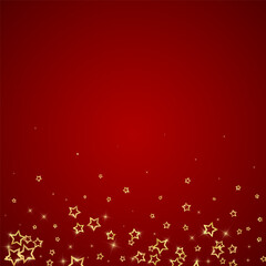 Obraz na płótnie Canvas Christmas stars vector overlay.