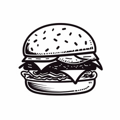 burger and hamburger