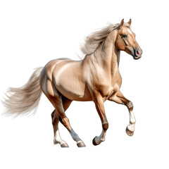 Obraz na płótnie Canvas Horse isolated on transparent background generative ai