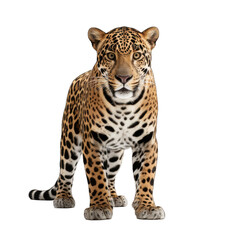 Obraz premium Jaguar isolated on transparent background generative ai
