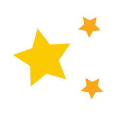 Vector cloud of stars sparkles stars isolated on white background vector illustration