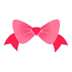 Vector bow vector illustration icon colorful