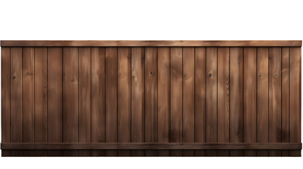wooden fence isolated - Powered by Adobe