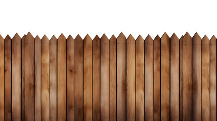 wooden fence isolated