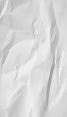 Obraz premium photo white crinkled paper texture