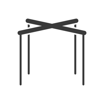 Puppeteer glyph icon isolated on white background.Vector illustration.