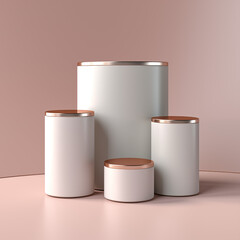 podium in empty studio