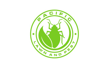 Pest control service logo design vector illustration