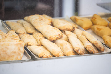 Italian pastry in a cafe