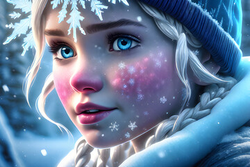 Draw me a princess in a blizzard.
Generative AI