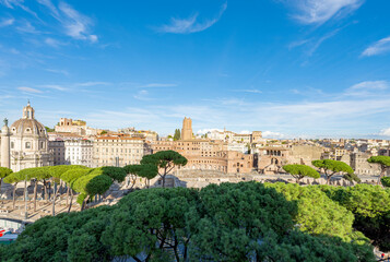 Fototapeta na wymiar historical landmarks of Rome
