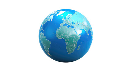 earth on transparent background