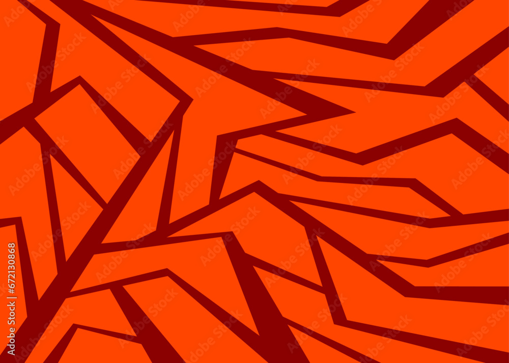 Poster abstract background with irregular geometric lines pattern
