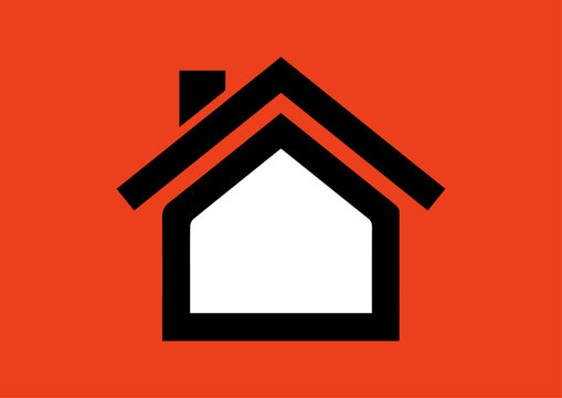 vector house, nest, web icon design
