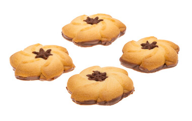cookie flower isolated
