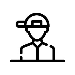 Millennial Male Icon