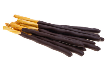 sticks in chocolate isolated