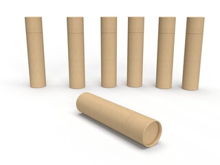 3D Illustration - Set of Package Rolls