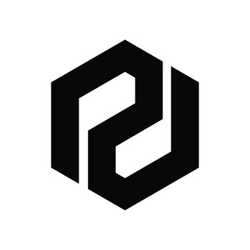 letter pd logo design  vector,editable and resizable EPS 10