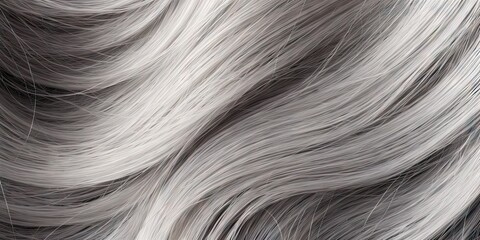 Fototapeta premium Elegant textured designs. Exploring modern abstract hair in white and grey tones. Artistic textile textures. Abstract for backdrops