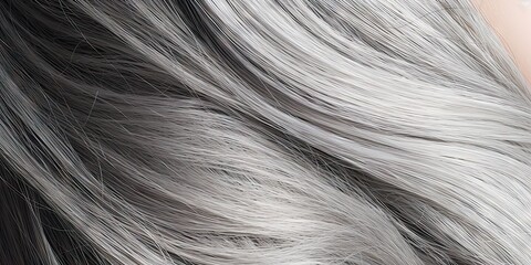 Naklejka premium Elegant textured designs. Exploring modern abstract hair in white and grey tones. Artistic textile textures. Abstract for backdrops