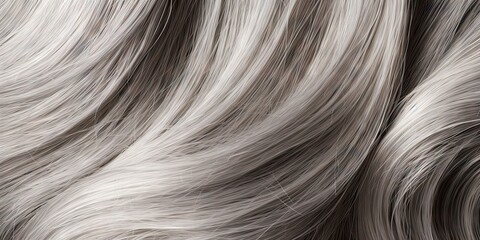 Naklejka premium Elegant textured designs. Exploring modern abstract hair in white and grey tones. Artistic textile textures. Abstract for backdrops