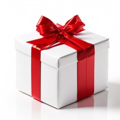 Obraz premium Christmas gifts decorated with red ribbons