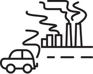 air pollution icon 