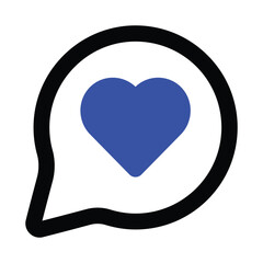 Heart Comment Icon