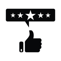 Five Star Rating Icon