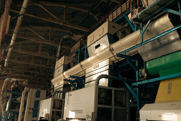 huge big machines in the cotton industry