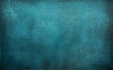 Abstract dark blue green wall background texture, textured banner