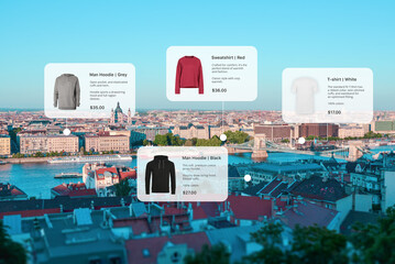 Experience the future of city shopping with an intelligent shopping system app. Explore and...