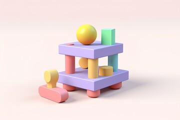 可愛い積み木たち