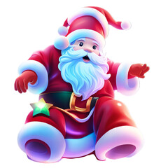 santa claus with gifts