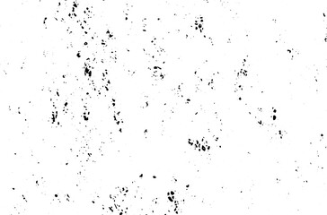 Grunge old detailed black abstract texture. Dots, spots, splashes, ink. Vector background...