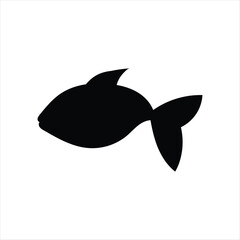 Black fish silhouette
