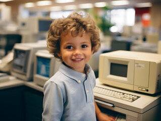 Baby Genius: IT Pro with a Beaming Smile