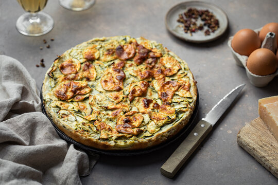 flan de courgettes invisible au parmesan fait maison