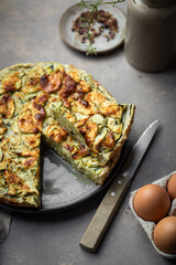 flan de courgettes invisible au parmesan fait maison