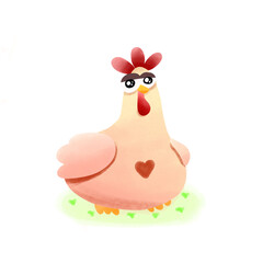 Cute hen 