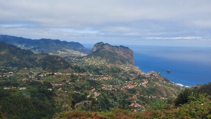 Fototapeta premium view from the mountain snd seashore