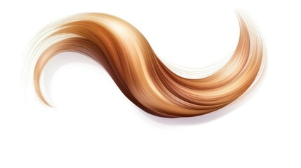 Elegant Blond Hair Swirl with Silky Texture