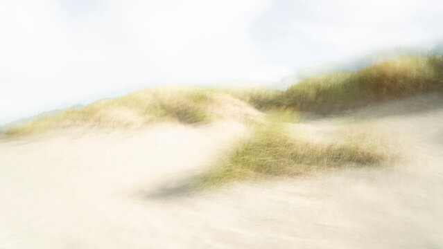 ICM (Intertional Camera Movement) photography on the dunes of Ameland - Wadden Islands - The Netherlands
