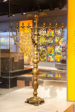 Anu, the Museum of the Jewish People located inside the Tel Aviv University campus in North Tel Aviv, Israel.