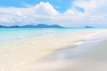 Empty beach in Koh Wai island, Thailand 
